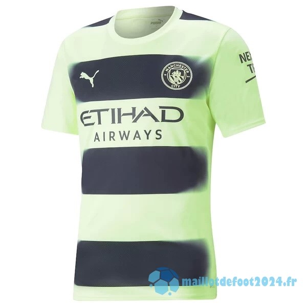 Nouveau Thailande Third Maillot Manchester City 2022 2023 Vert