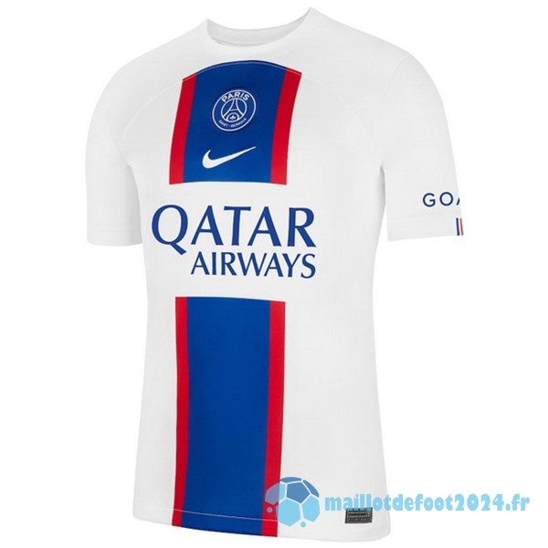 Nouveau Thailande Third Maillot Paris Saint Germain 2022 2023 Blanc