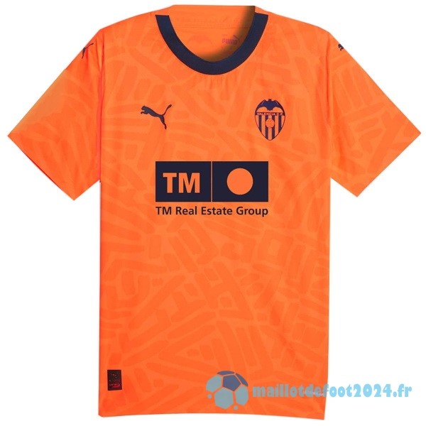 Nouveau Thailande Third Maillot Valencia 2023 2024 Orange