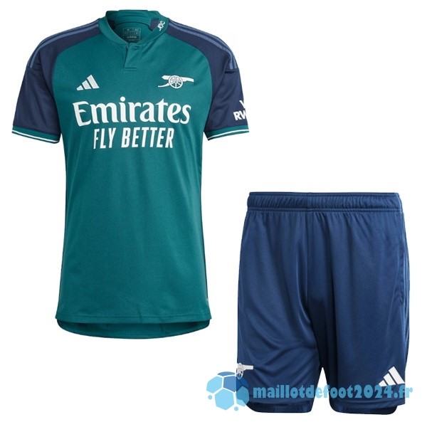 Nouveau Third Conjunto De Enfant Arsenal 2023 2024 Vert