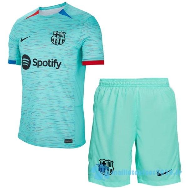 Nouveau Third Conjunto De Homme Barcelona 2023 2024 Bleu Vert