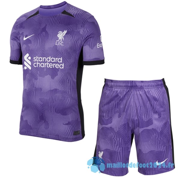 Nouveau Third Conjunto De Homme Liverpool 2023 2024 Purpura