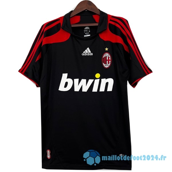 Nouveau Third Maillot AC Milan Retro 2007 2008 Noir