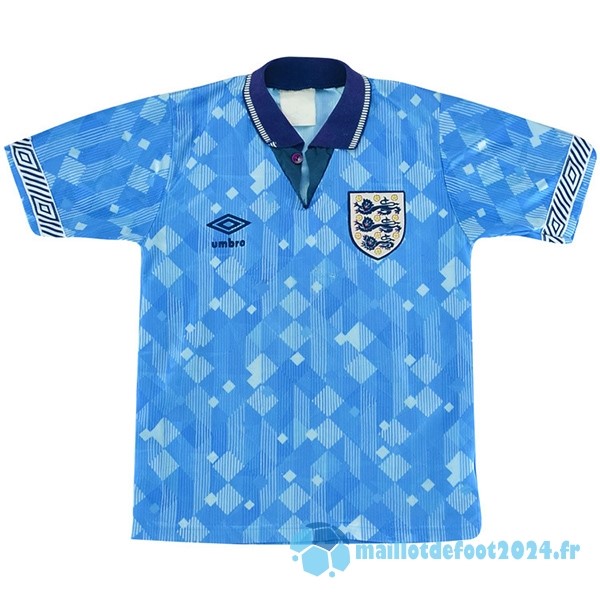 Nouveau Third Maillot Angleterre Retro 1990 Bleu