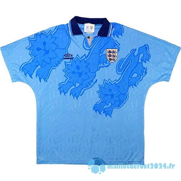 Nouveau Third Maillot Angleterre Retro 1992 Bleu