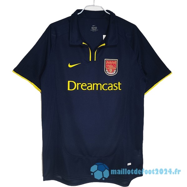 Nouveau Third Maillot Arsenal Retro 2000 2002 Bleu