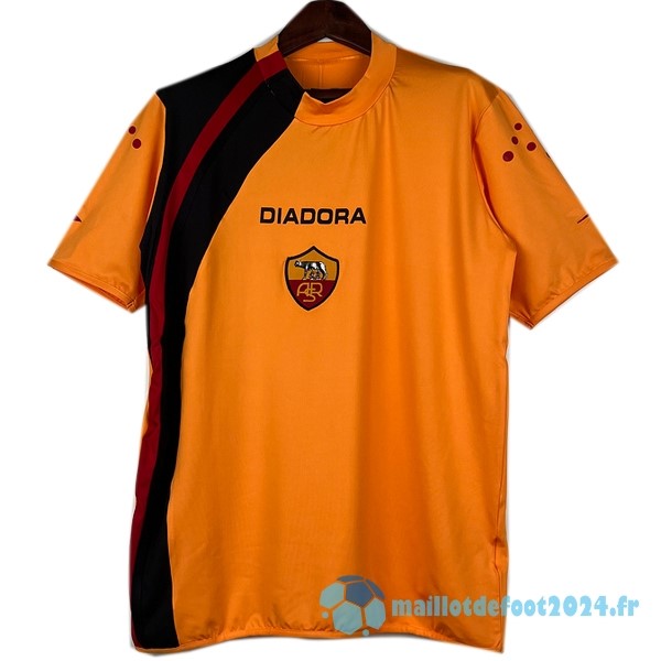 Nouveau Third Maillot As Roma Retro 2005 2006 Jaune