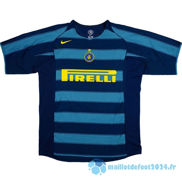 Nouveau Third Maillot Inter Milán Retro 2004 2005 Noir