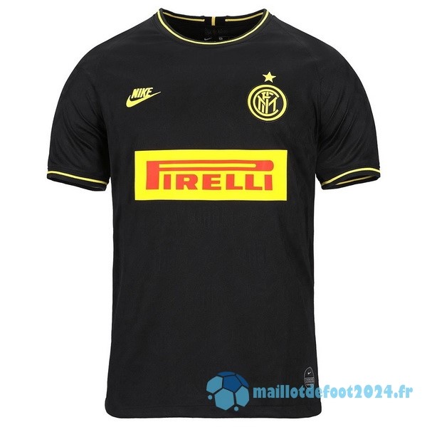 Nouveau Third Maillot Inter Milán Retro 2019 2020 Noir