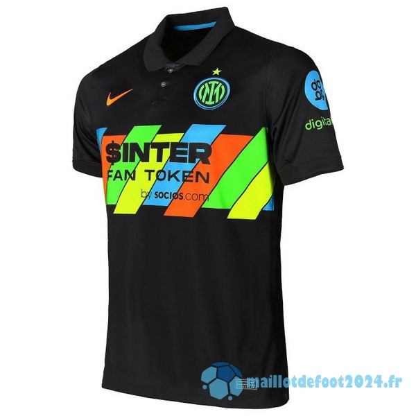 Nouveau Third Maillot Inter Milán Retro 2021 2022 Noir