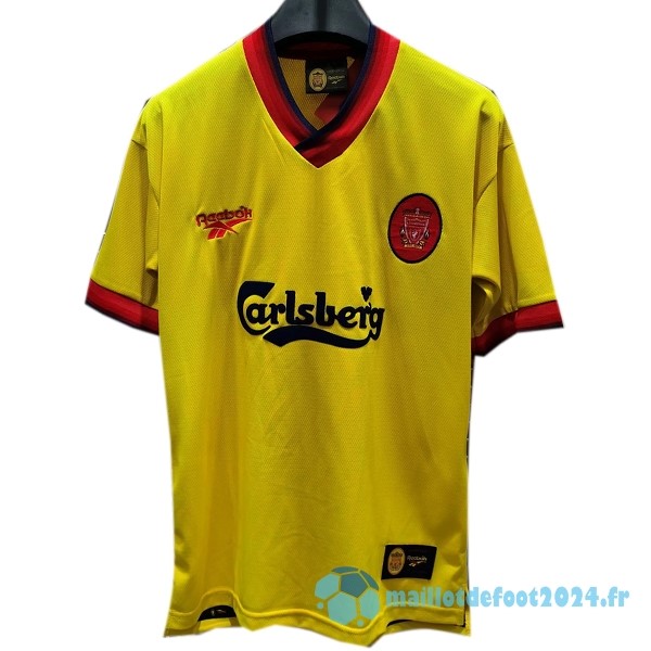 Nouveau Third Maillot Liverpool Retro 1997 1998 Jaune