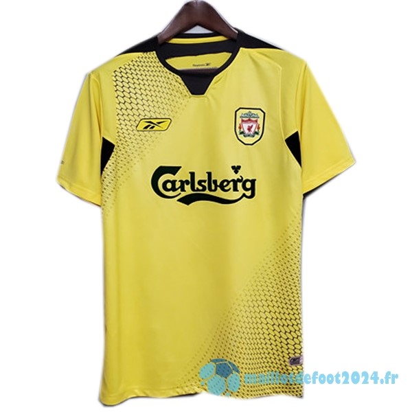 Nouveau Third Maillot Liverpool Retro 2004 2005 Jaune