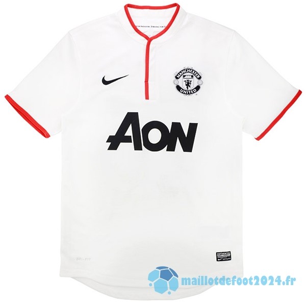 Nouveau Third Maillot Manchester United Retro 2013 2014 Blanc