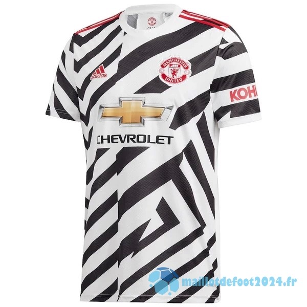 Nouveau Third Maillot Manchester United Retro 2020 2021 Blanc