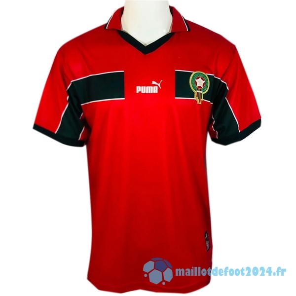 Nouveau Third Maillot Maroc Retro 1998 Rouge