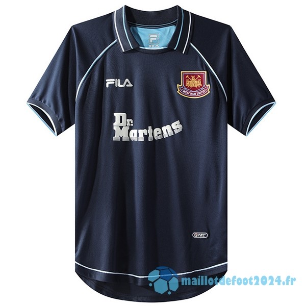 Nouveau Third Maillot West Ham United Retro 1999 2001 Noir