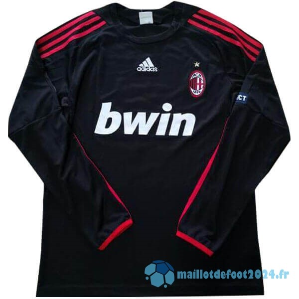 Nouveau Third Manches Longues AC Milan Retro 2009 2010 Noir