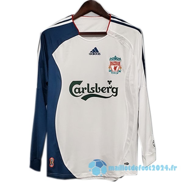 Nouveau Third Manches Longues Liverpool Retro 2006 2007 Blanc