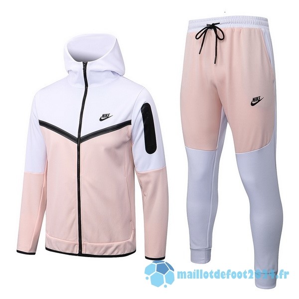 Nouveau Veste Con Capucha Nike 2022 2023 Blanc Rose