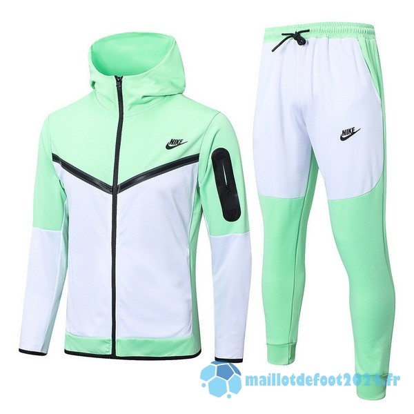 Nouveau Veste Con Capucha Nike 2022 2023 Vert Blanc