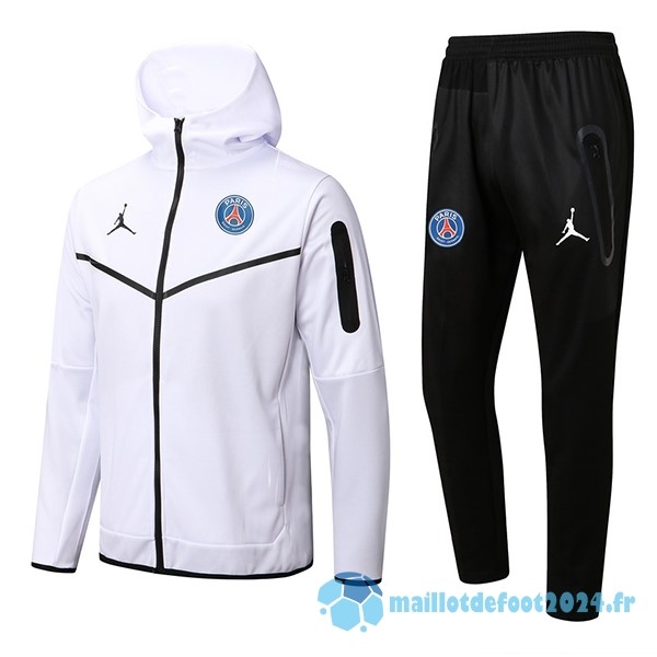 Nouveau Veste Con Capucha Paris Saint Germain 2022 2023 Blanc Noir