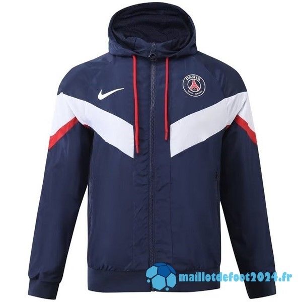 Nouveau Coupe Vent Paris Saint Germain 2023 2024 Bleu Marine Blanc Rouge