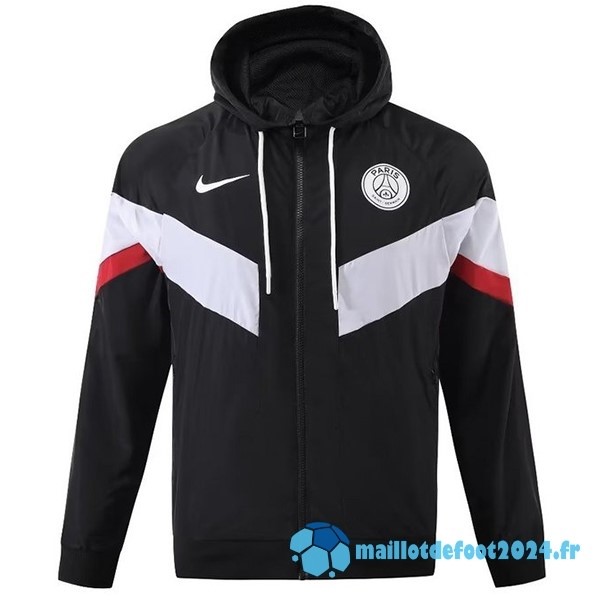 Nouveau Coupe Vent Paris Saint Germain 2023 2024 Noir Blanc Rouge