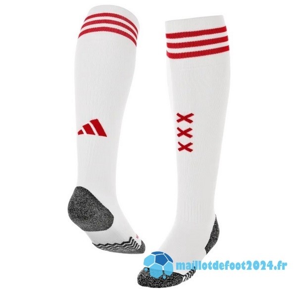 Nouveau Domicile Chaussette Ajax 2023 2024 Blanc