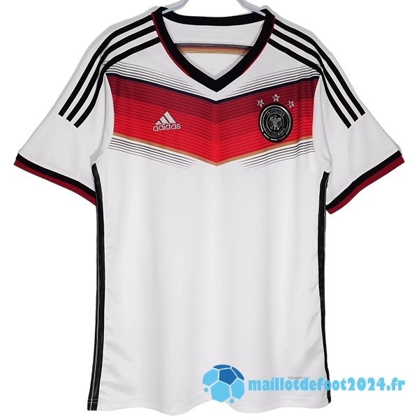 Nouveau Domicile Maillot Allemagne Retro 2014 Blanc