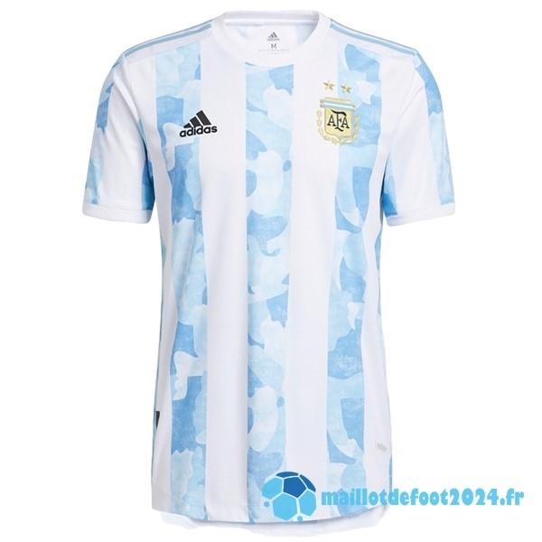 Nouveau Domicile Maillot Argentine Retro 2020 Bleu