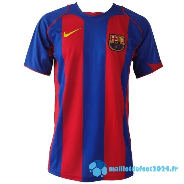 Nouveau Domicile Maillot Barcelona Retro 2004 2005 Bleu Rouge