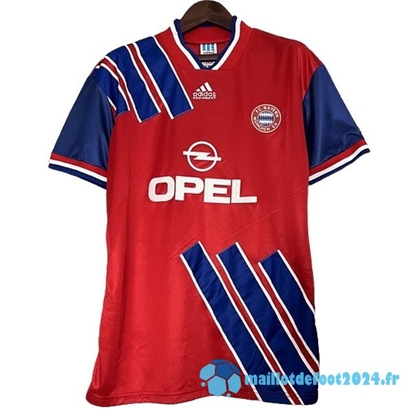 Nouveau Domicile Maillot Bayern Múnich Retro 1993 1995 Bleu Rouge