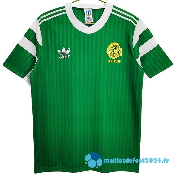 Nouveau Domicile Maillot Cameroun Retro 1990 Vert