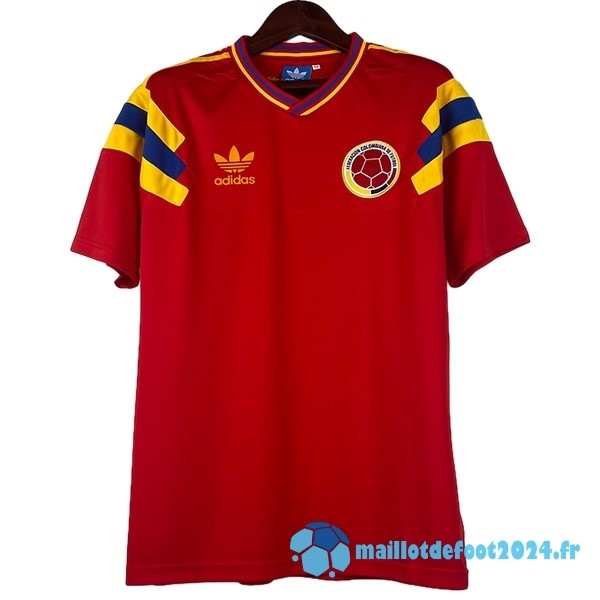 Nouveau Domicile Maillot Columbia Retro 1990 Rouge