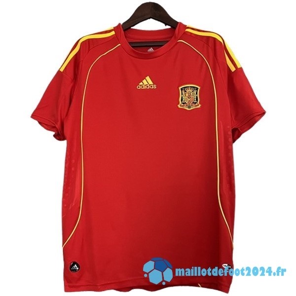 Nouveau Domicile Maillot Espagne Retro 2008 Rouge