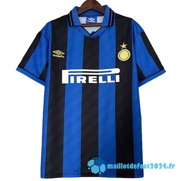 Nouveau Domicile Maillot Inter Milán Retro 1995 1996 Bleu