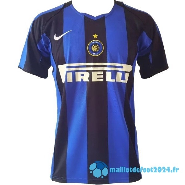 Nouveau Domicile Maillot Inter Milán Retro 2004 2005 Bleu