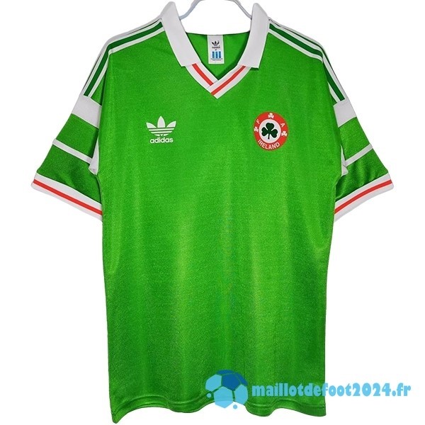 Nouveau Domicile Maillot Irlande Retro 1988 1990 Vert