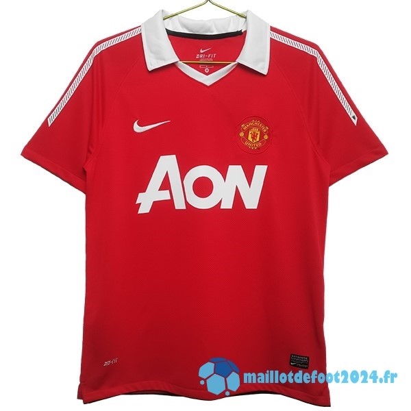 Nouveau Domicile Maillot Manchester United Retro 2011 2012 Rouge