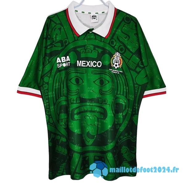 Nouveau Domicile Maillot Mexico Retro 1998 Vert