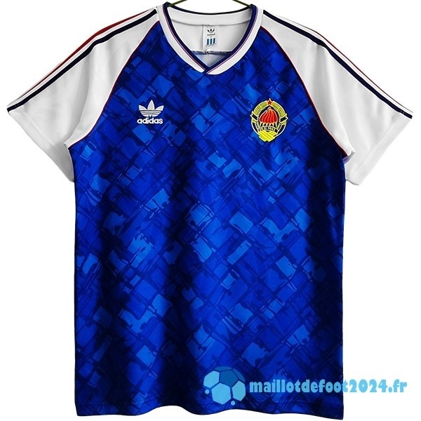 Nouveau Domicile Maillot Yougoslavie Retro 1992 Bleu