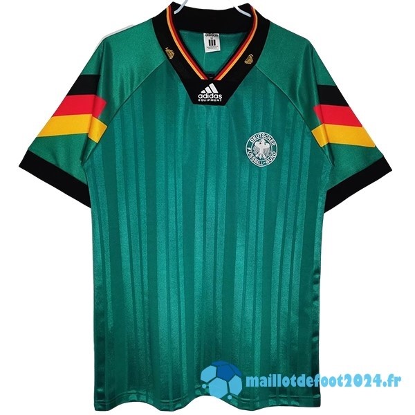 Nouveau Exterieur Maillot Allemagne Retro 1992 Vert