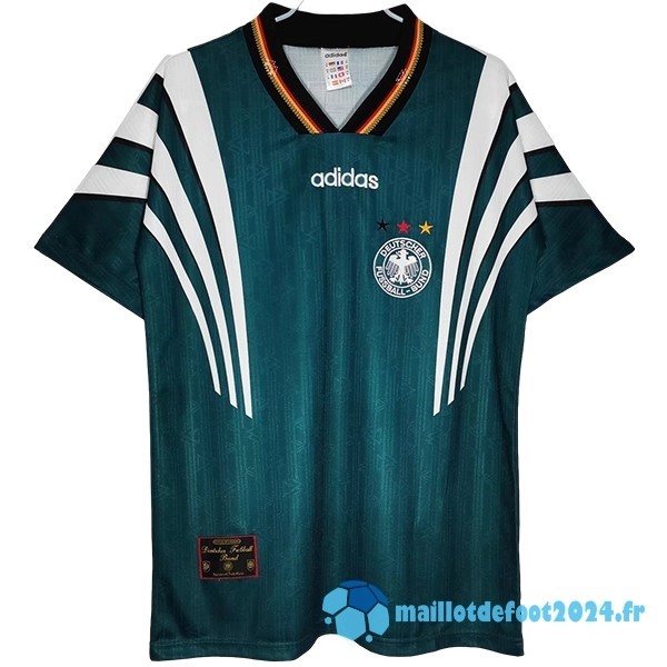 Nouveau Exterieur Maillot Allemagne Retro 1996 Vert