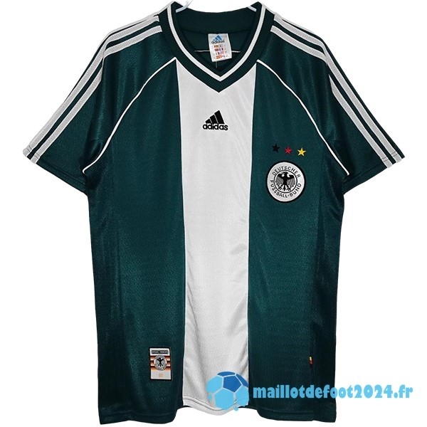 Nouveau Exterieur Maillot Allemagne Retro 1998 Vert