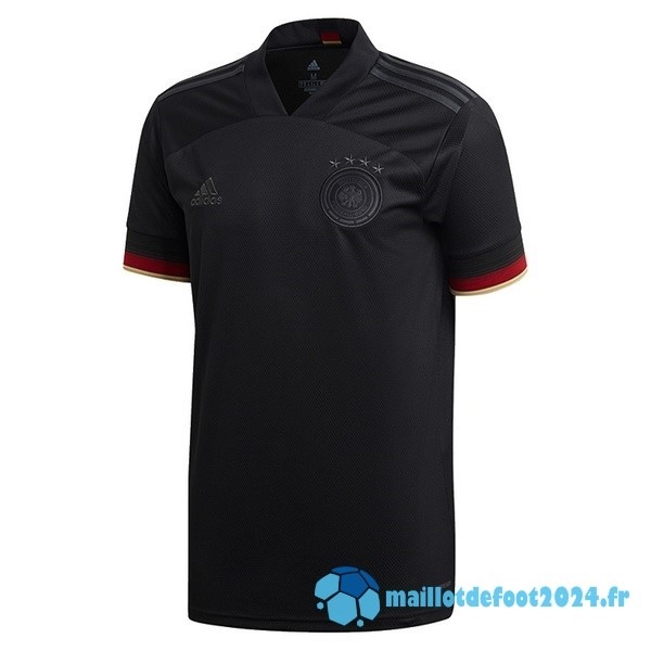 Nouveau Exterieur Maillot Allemagne Retro 2020 Noir