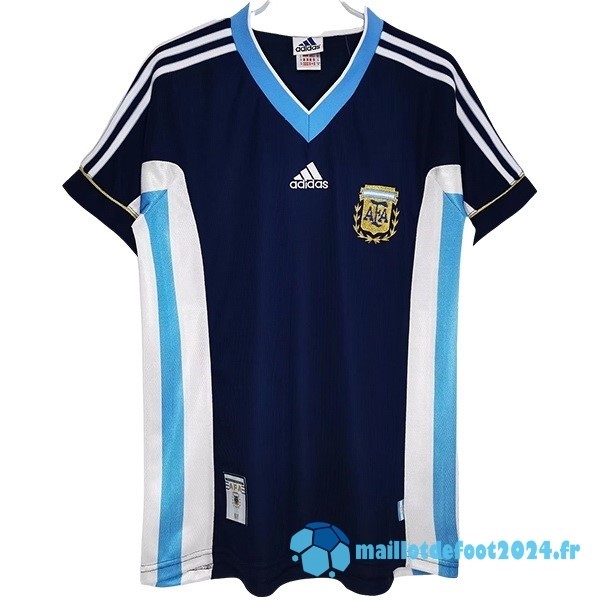 Nouveau Exterieur Maillot Argentine Retro 1998 Bleu