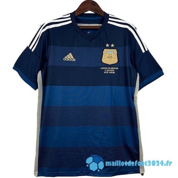 Nouveau Exterieur Maillot Argentine Retro 2014 I Bleu