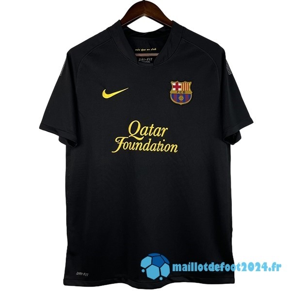 Nouveau Exterieur Maillot Barcelona Retro 2011 2012 Noir