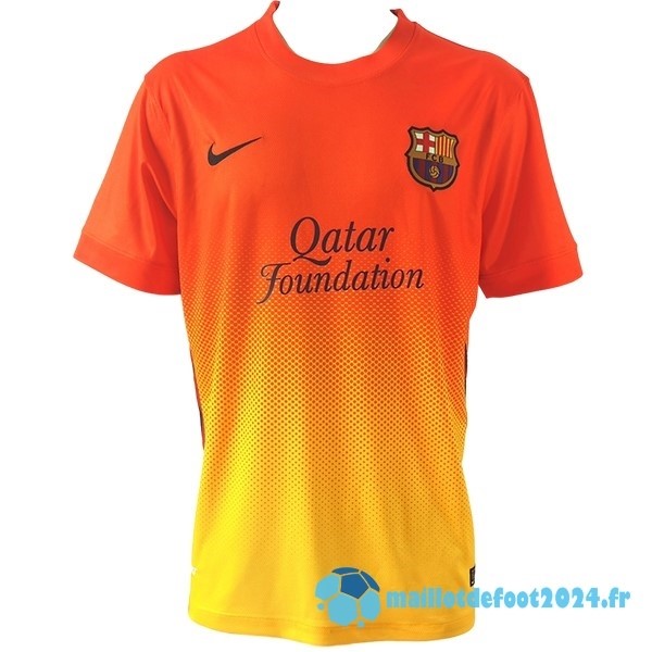 Nouveau Exterieur Maillot Barcelona Retro 2012 2013 Orange