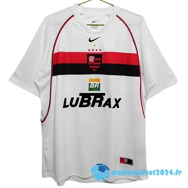 Nouveau Exterieur Maillot Flamengo Retro 2002 Blanc